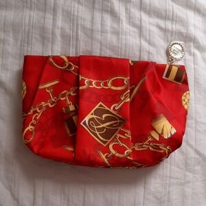 Red and Gold Chain Pattern Women's Bag